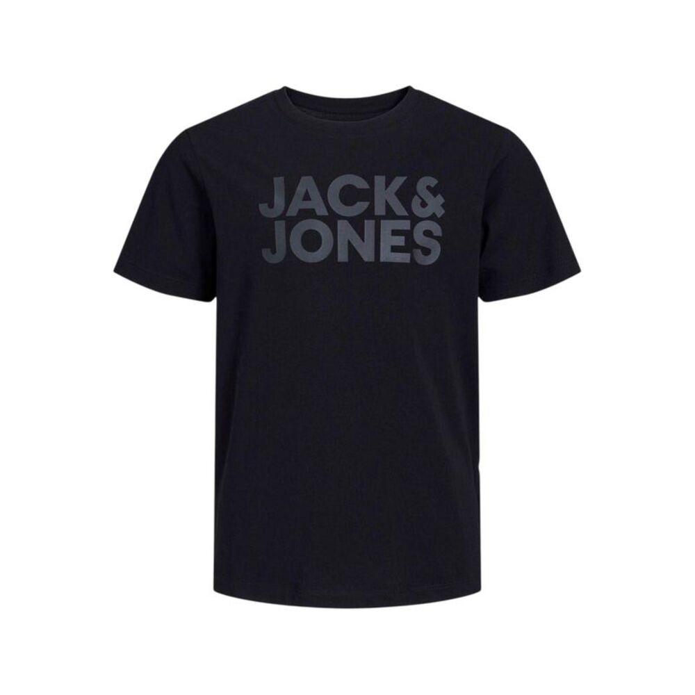 Jack And Jones Childrens/Kids Cotton Regular T-Shirt / Black